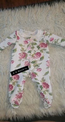 Girl flower onsie