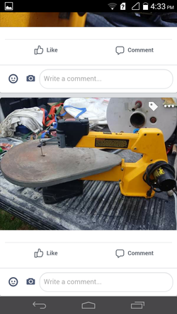 Dewalt scroll saw