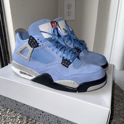 Air Jordan 4 Retro “University Blue” - SIZE 10 - Lightly Worn
