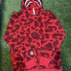 Red Bape Double Hoodie 