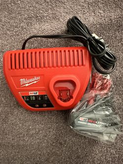 Milwaukee M12 5.0ah High Output And Charger Kit (new)