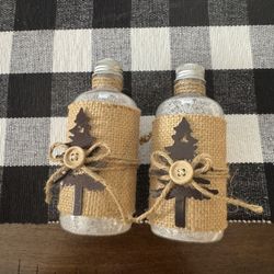 Burlap Christmas Ornaments 