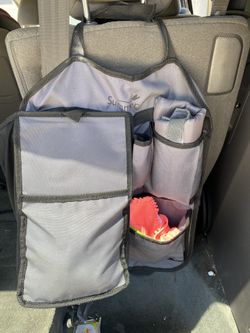 Back of seat diaper changing station