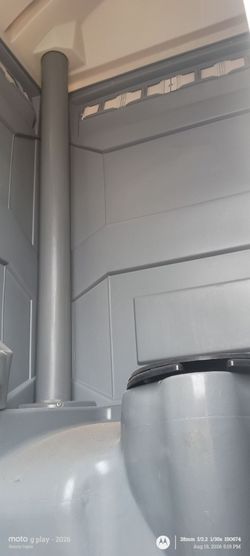 Gray porta potty OBO