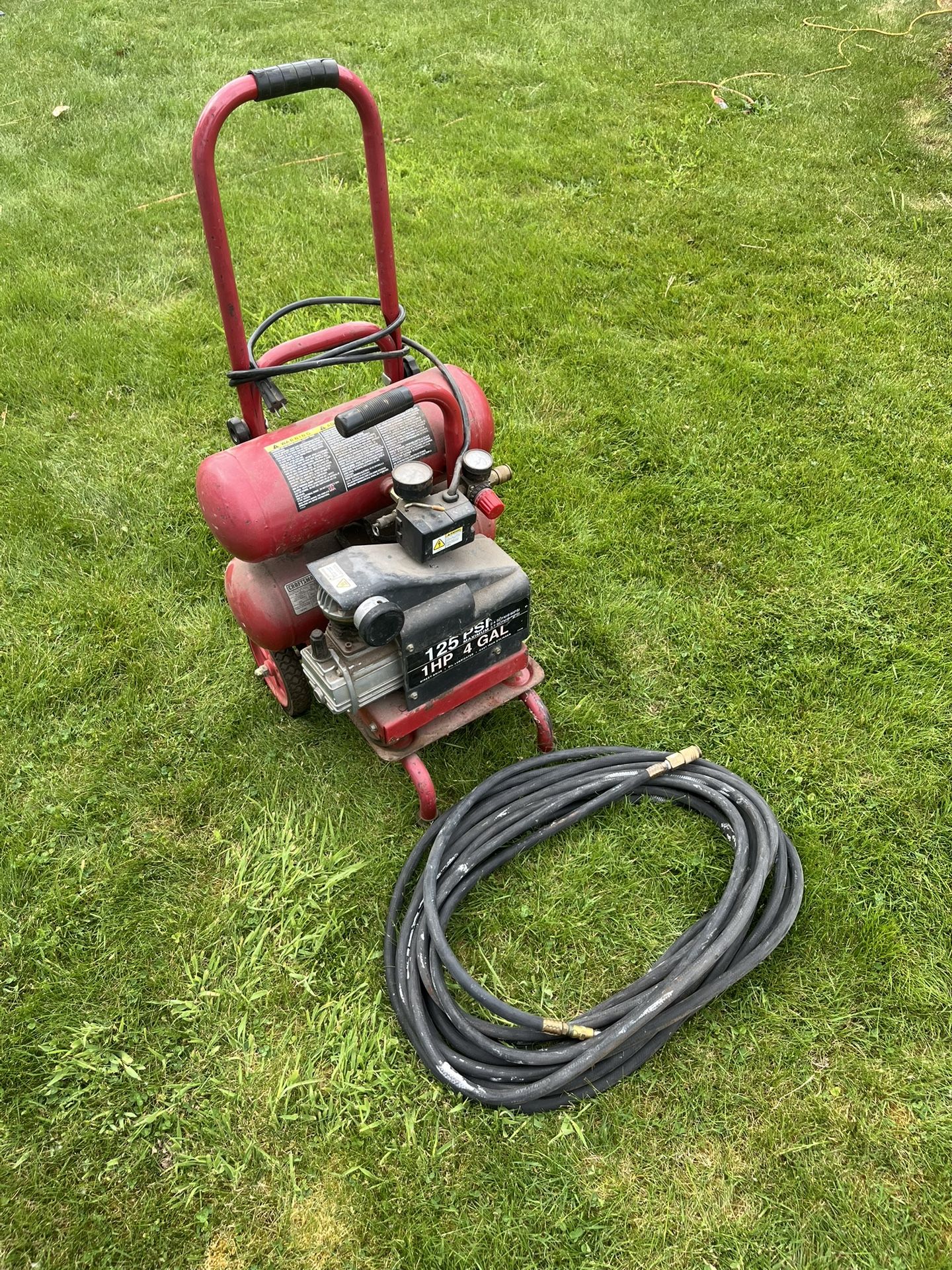 Craftsman Air Compressor With Hose (OBO)