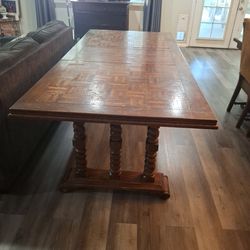Large, Wood dining room table