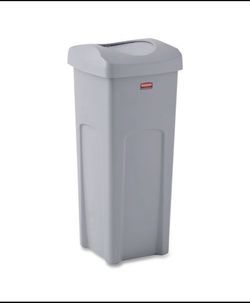 New Other Rubbermaid Commercial 23Gal Universal Plastic Trash Can W/ Swing Lid