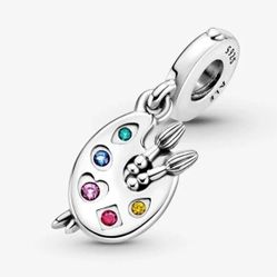 Pandora Artist's Palette Dangle Charm 