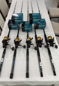 New Shimano Baitrunner 12000D on New Billfisher 7'0" 17-40lb Live Bait series, Rods
