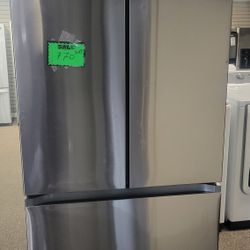 Samsung Refrigerator 3doors Stainless Steel 33wide 28deep 70high Delivery Available 