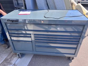 55" 10-Drawer Double-Bank Classic Series Roll Cab (Storm Gray w/Black Trim)