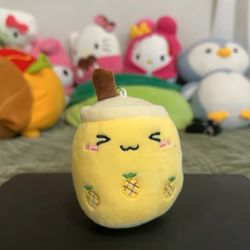 Boba keychain plush 