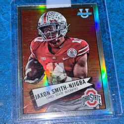 Jaxon Smith Ngiba Seahawks Football Card Bowman U 