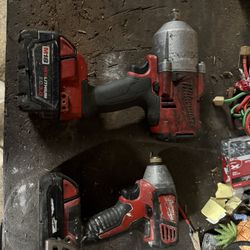Milwaukee 1/2 Inch Impact Wrench, And Drill