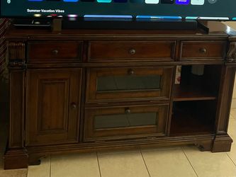 Dark Wood TV Stand / Media Console