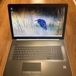 HP Pavilion 17-by1xxx core i7 8th 16GB Ram 256GB SSD Windows 11 Pro 17.3” UHD Screen Laptop with charger in Excellent Working condition!!!!  Specifica