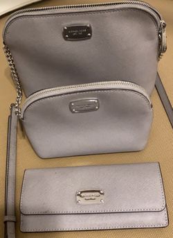Michael Kors Gray Shoulder Bag