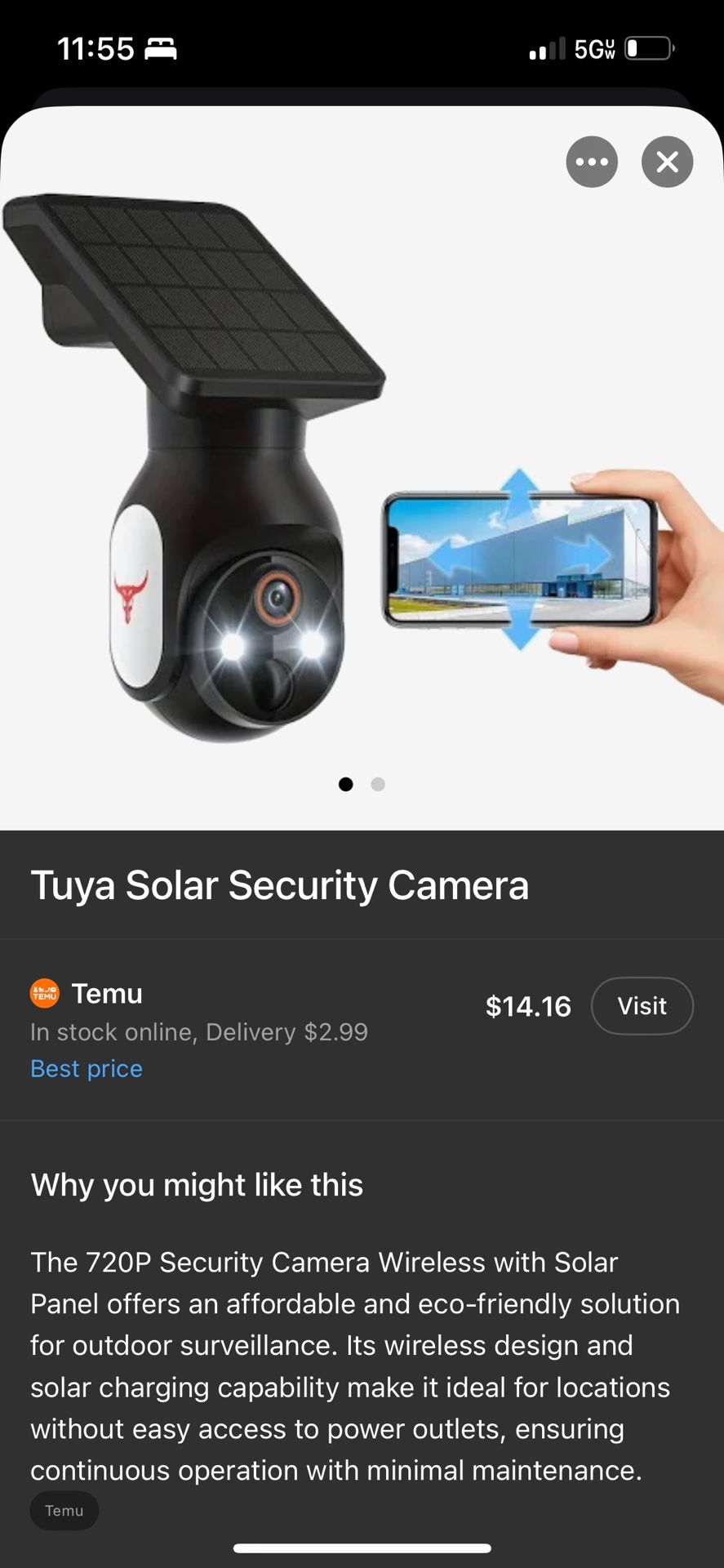 Battery Camera with Solar Panel Powerful. Wireless. Always On.
