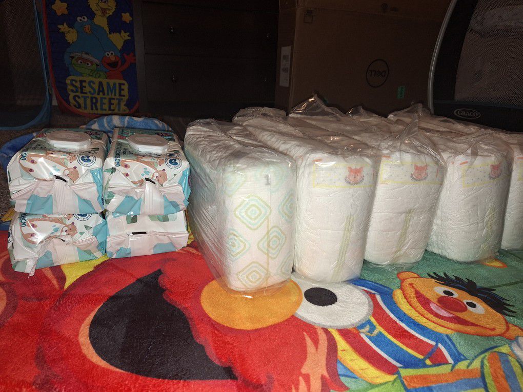 Bundle Deal-Diapers And Wipes