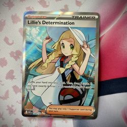 Lillie's Determination 169/132 - Ultra Rare Full Art - Mega Evolution