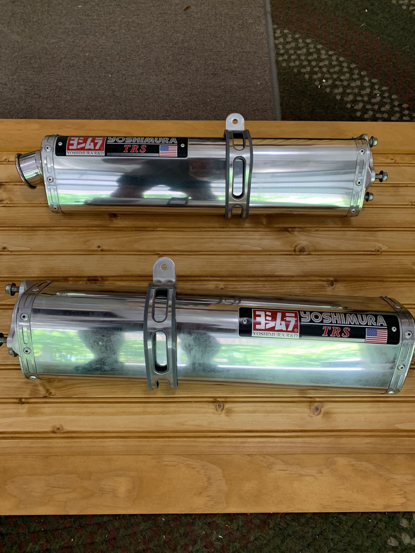 Yoshimura Stainless Exhaust Canisters