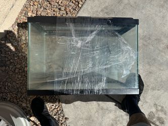 Glass Aquarium / Fish Tank with Hood & Light