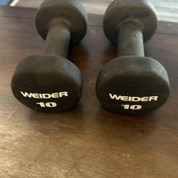 New Pair of 10lb weights