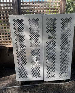 Large Rolling Metal Security Cage