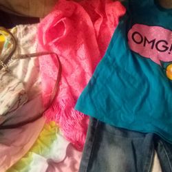 Med Box Of Girls Clothes 