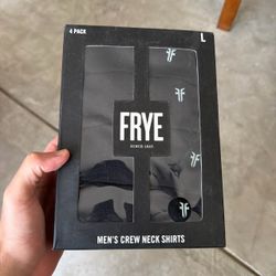 Frye Men's Crew Neck Shirts 4-Pack Size Large