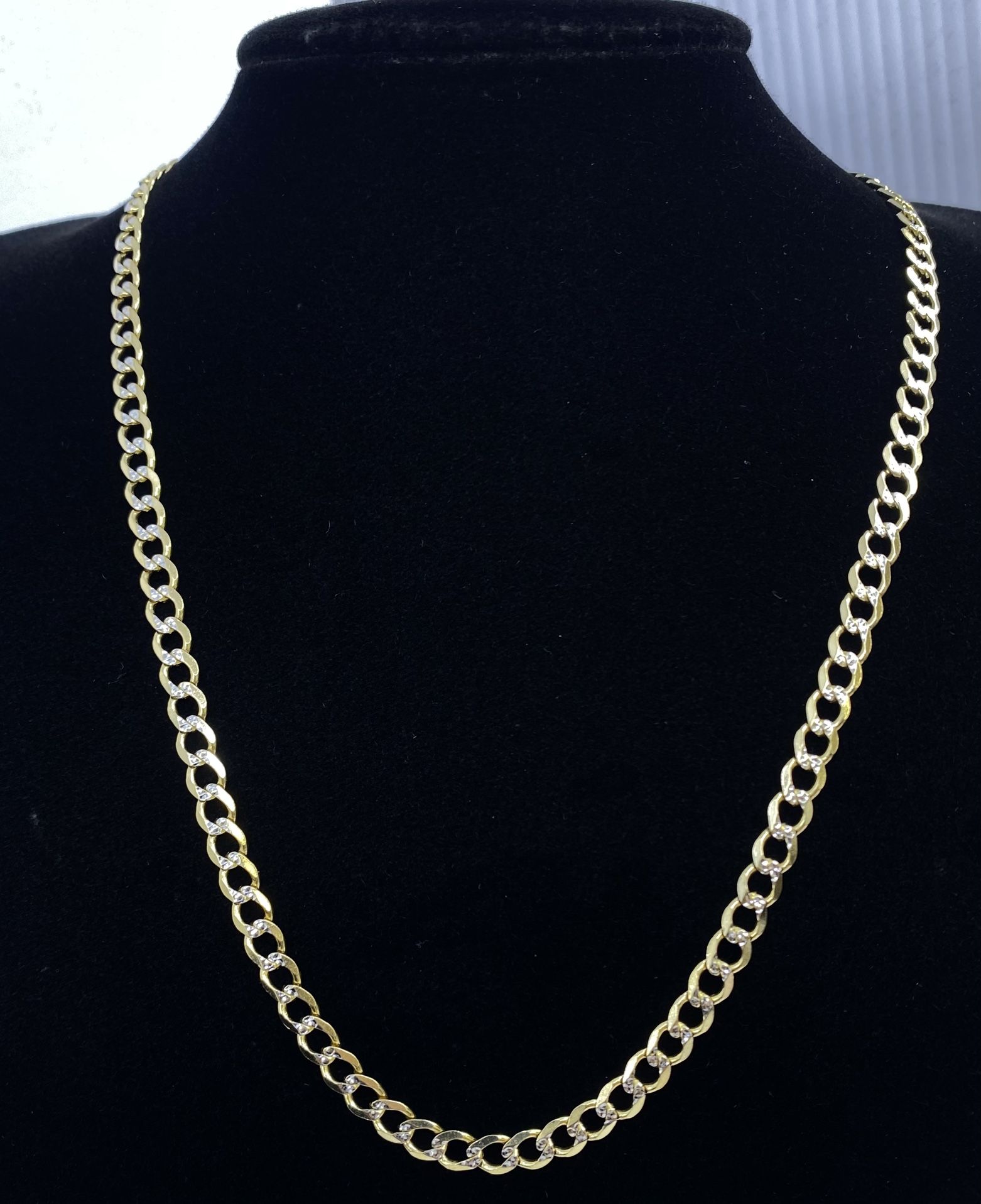 $2325 Two Tone Gold Cuban Chain