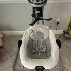 Graco DuetConnect Swing And Bouncer Lx With Multi-direction 