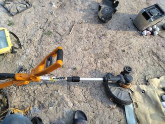 Works weeder batteries included