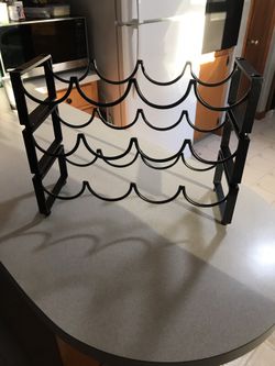 Old Dutch Set of 3 4 Bottle Stackable Wine Racks