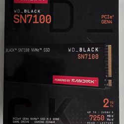 WD_BLACK SN7100 SSD NVMe de 2 TB - Gen4 PCle, M.2 2280
