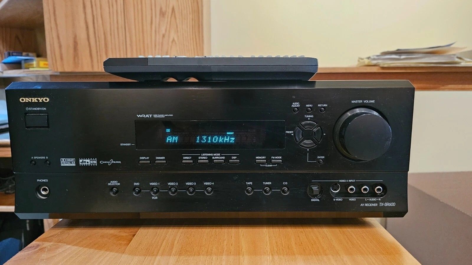 Onkyo AV Receiver TX-SR600 Dolby Theater 5.1 Extended Surround Prologic 2