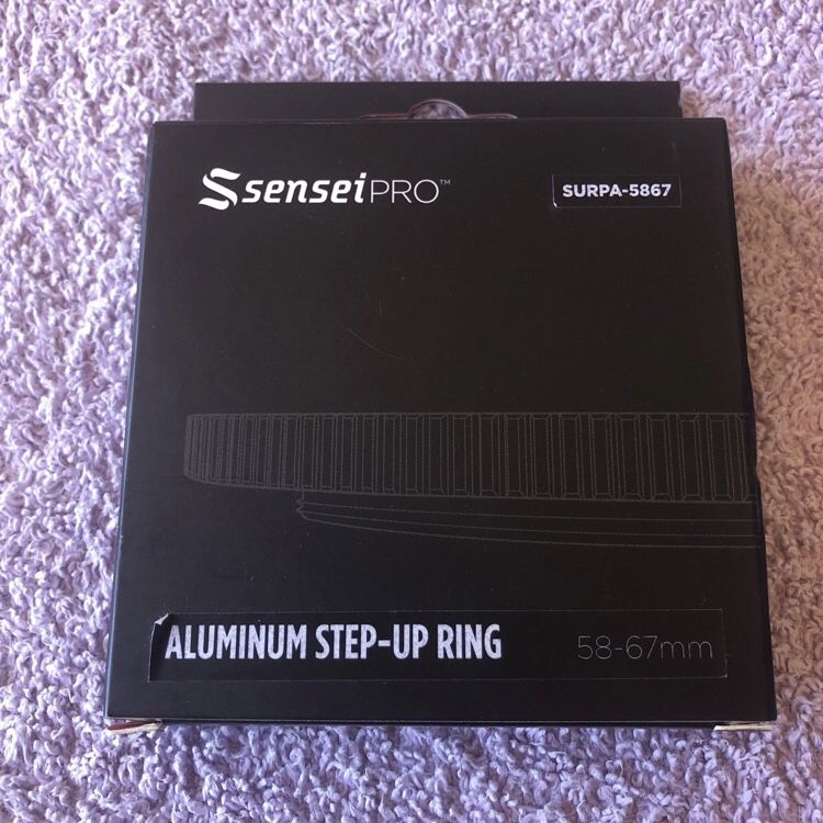 Sensei PRO 58-67mm Aluminum Step-Up Ring