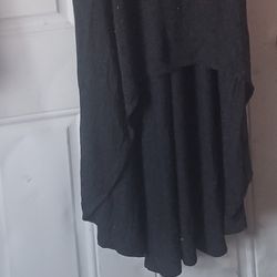 Black Xxl high-low Dress