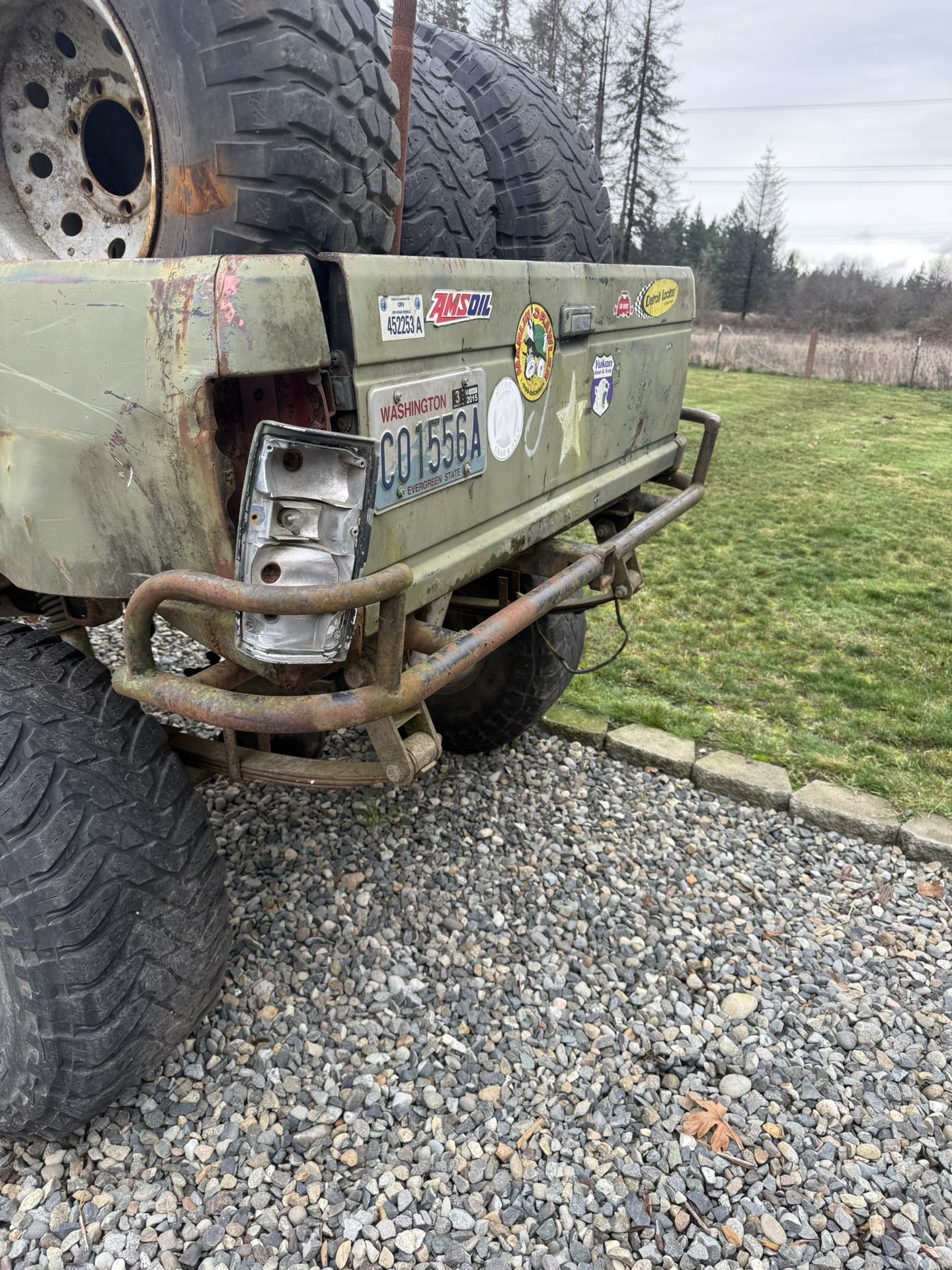 Toyota Trail Gear Rear Tube Bumper