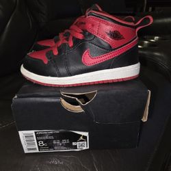 Nike Air Jordan 1 Mid (TD) – Size 8C