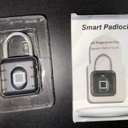 Smart Fingerprint Padlock – IP67 Waterproof Keyless Lock