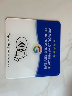 Google nfc review cards