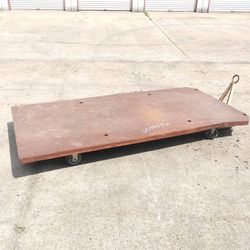96" x 48" Heavy Duty Metal Warehouse Rolling Carrying Pallet Cart Platform Dolly