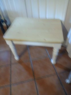 Tan & White Coffee Table 