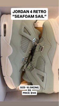 JORDAN 4 SEAFOAM