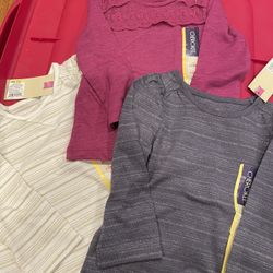 (3) Size 12 Months Girl Blouses 