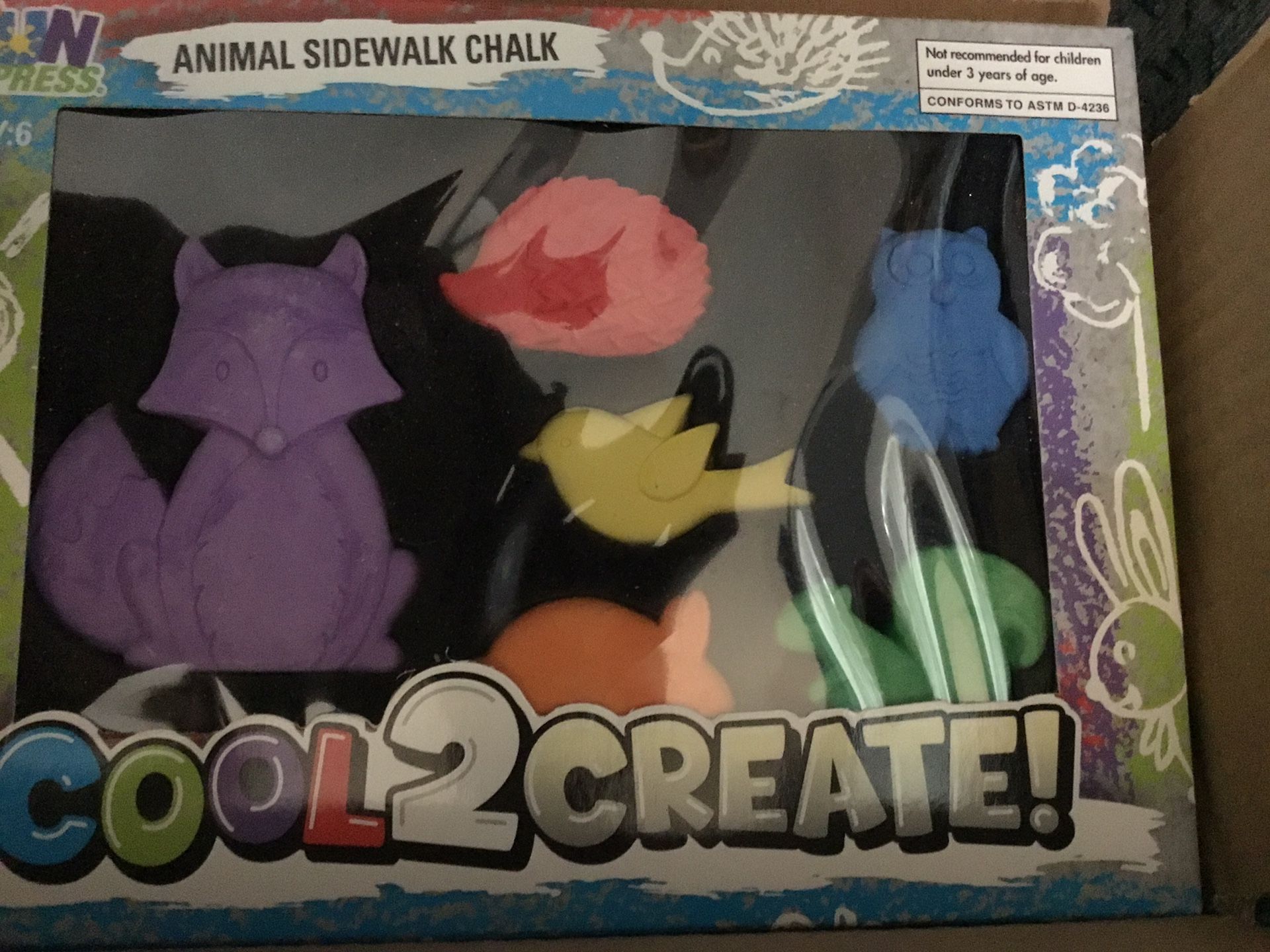 Animal Sidewalk Chalk