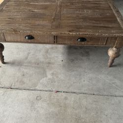 Shabby Chic Wooden Coffee Table