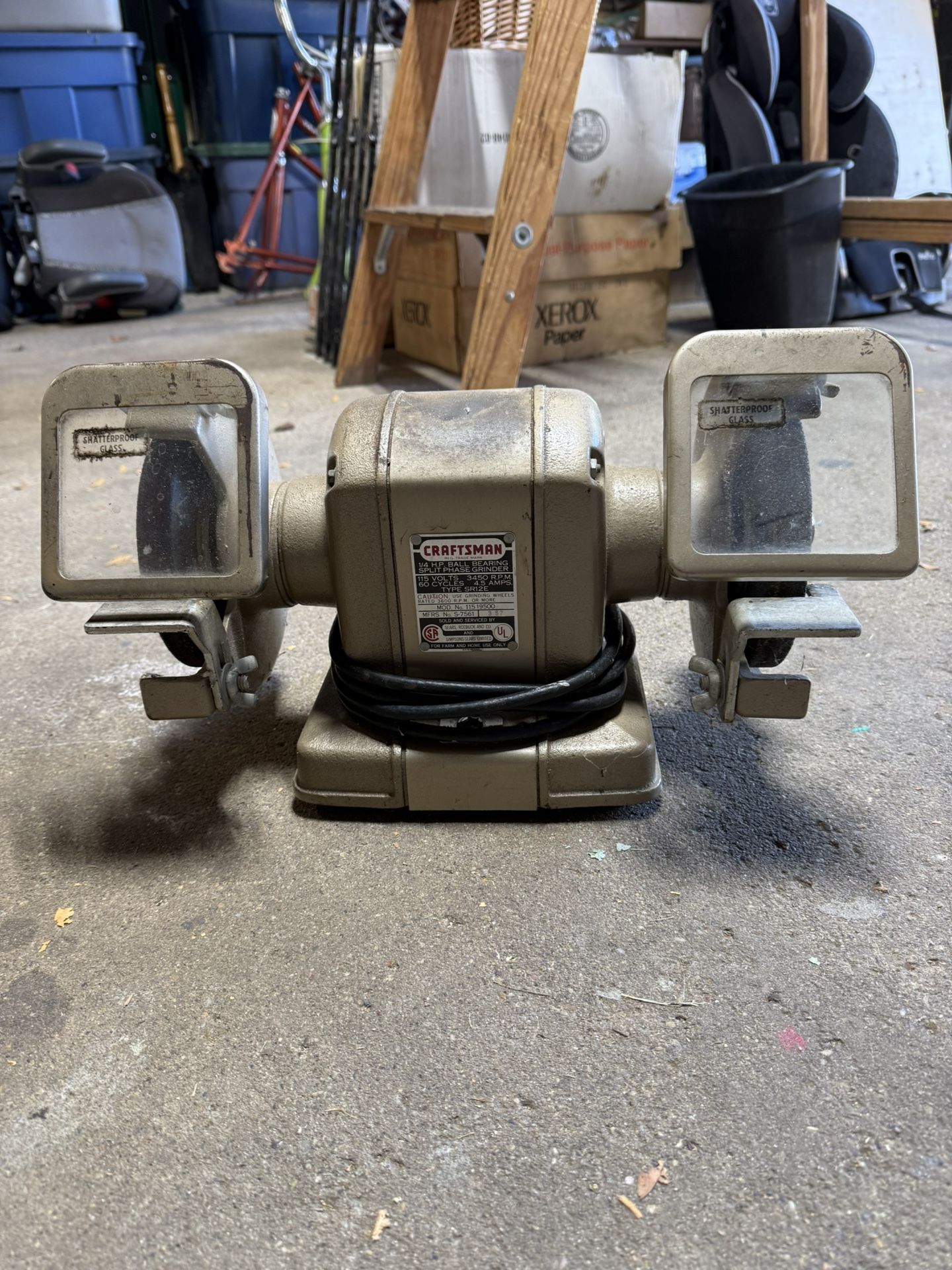 Craftsman 1/4 HP Bench Grinder