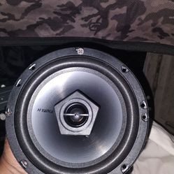 6.5 and a 4500 watt amp five speakers